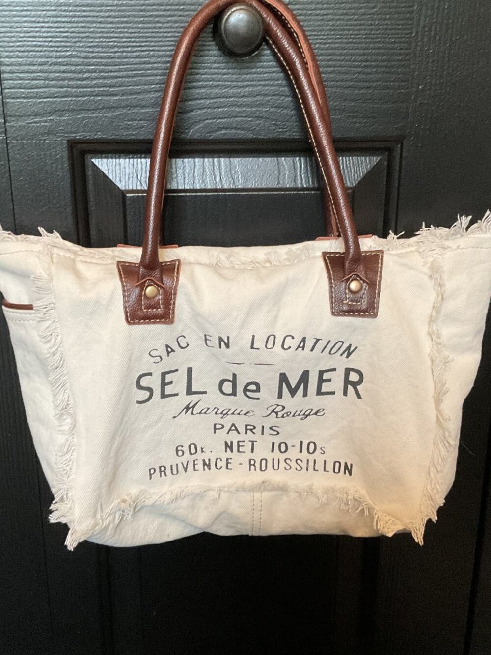 Myra Sel de Mer Canvas Tote Bag